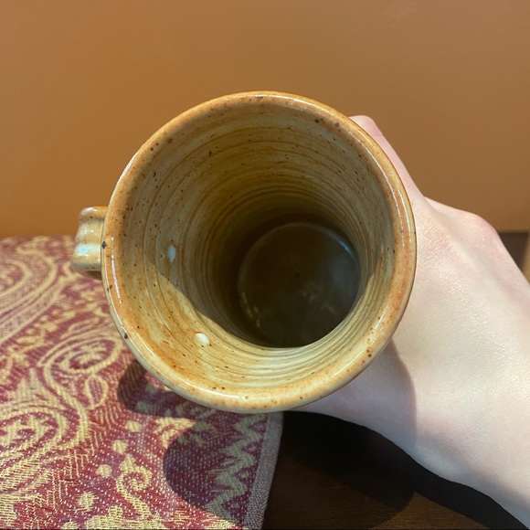 1980s Handmade Iris Stonewear Mug Set - Picture 8 of 9